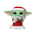 MANDALORIAN HOLIDAY - POP Star Wars N° 747 - Grogu (Santa) Funko