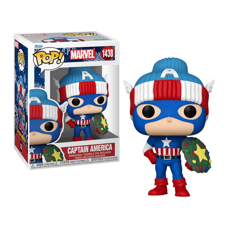 HOLIDAY '24 - POP Marvel #1438 - Captain America Pop figure 