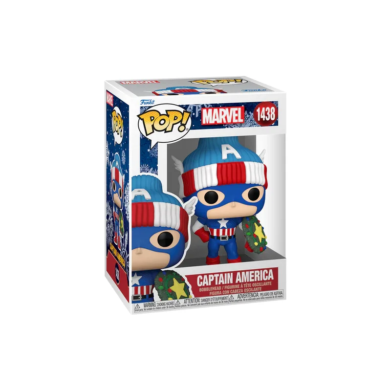 HOLIDAY '24 - POP Marvel #1438 - Captain America Pop figures