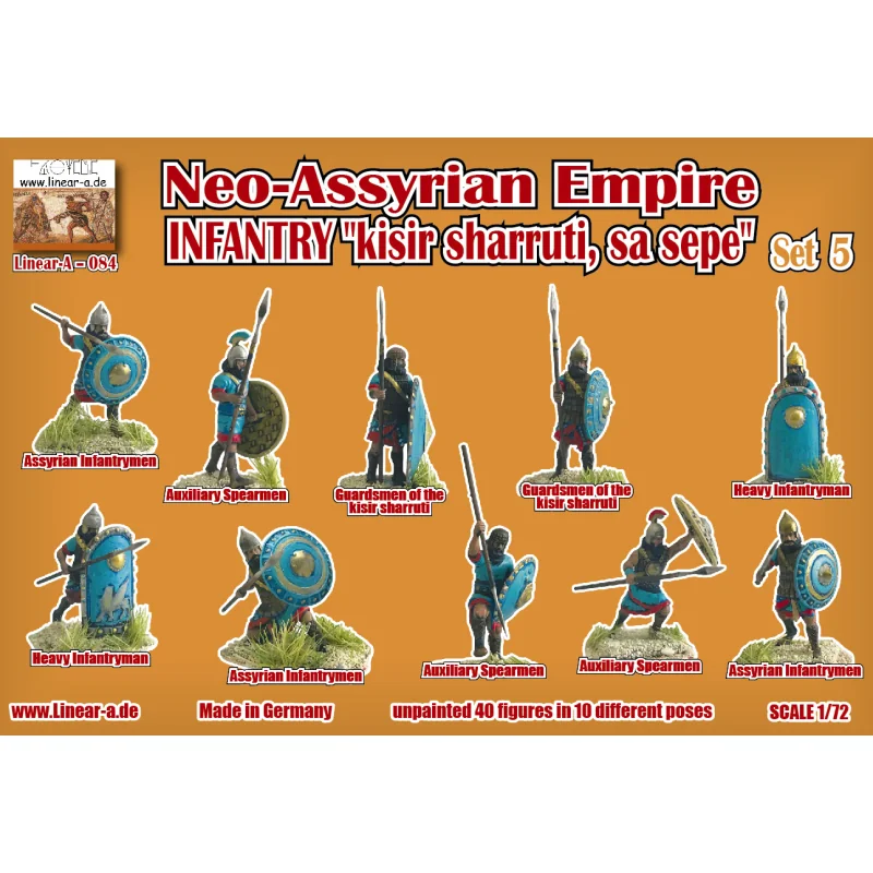 Neo-Assyrian Empire 911-605 BC Set 4 INFANTRY Historical figure