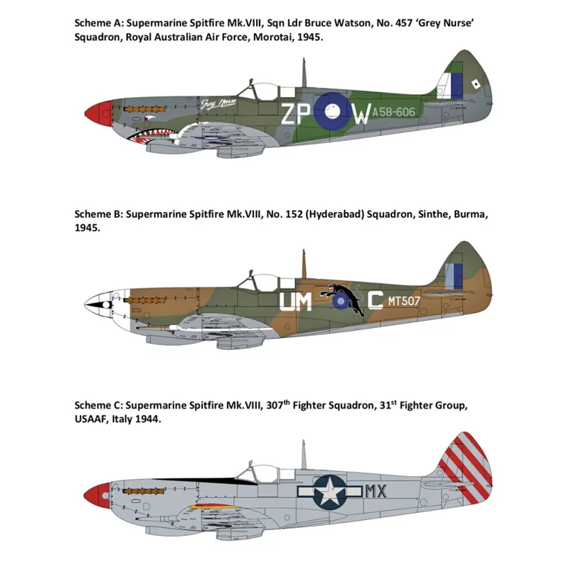 Supermarine Spitfire Mk.VIII RAAF Grey Nurse Squadron