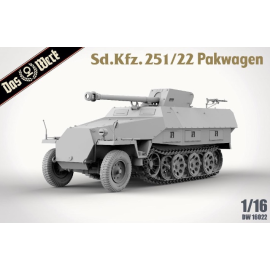 Sd.Kfz.251/22 with 75 mm Pak gun. Completely newly developed 7.5cm Pak3 optional sets of movable single track linksEarly or late