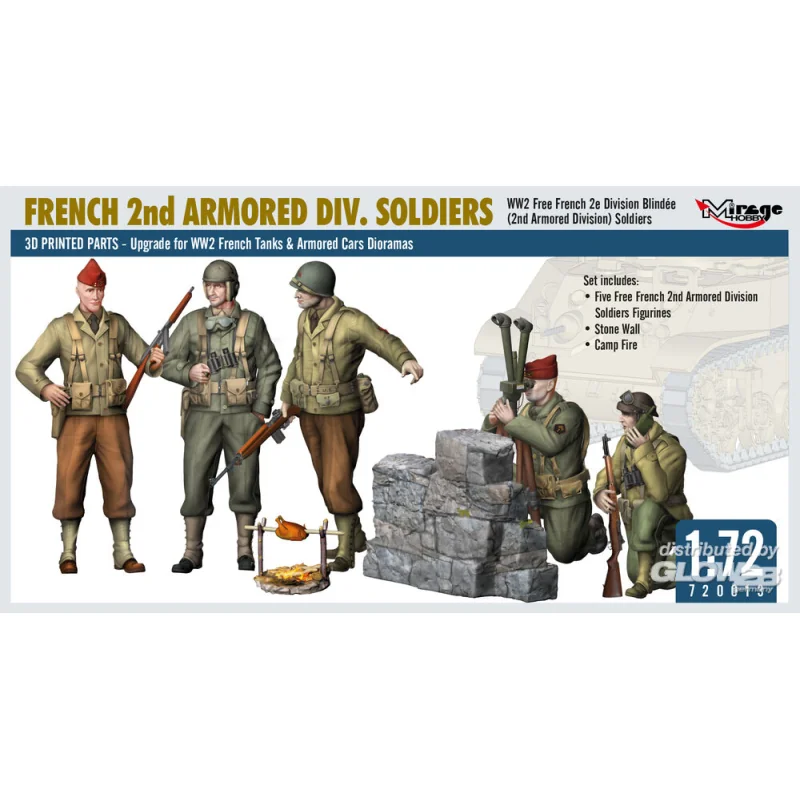 FRENCH 2nd ARMORED DIV. SOLDIERS Figure 