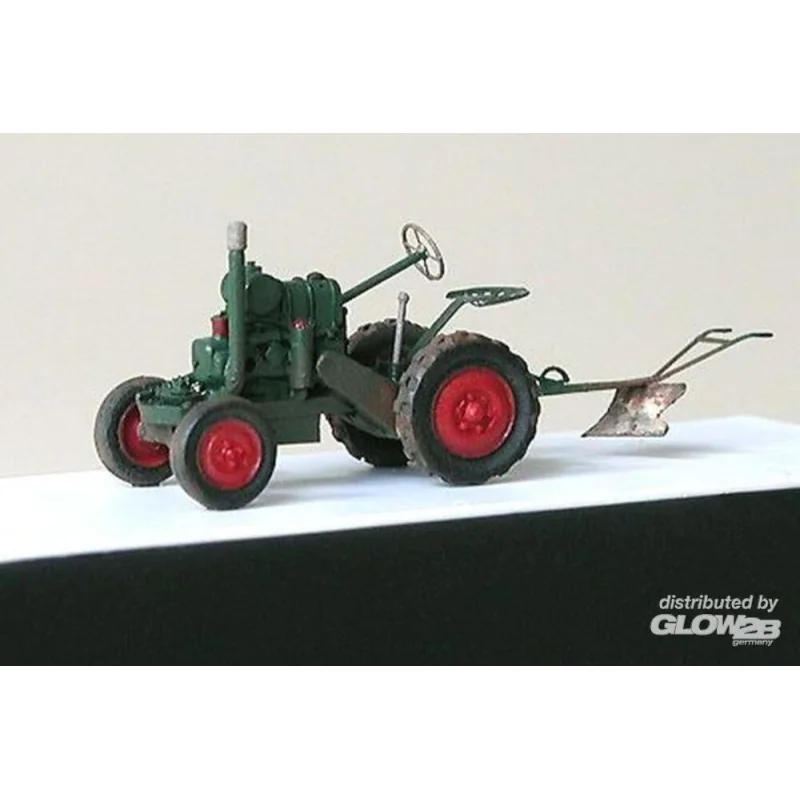 Tractor Svoboda with plow year1937 Model kit 