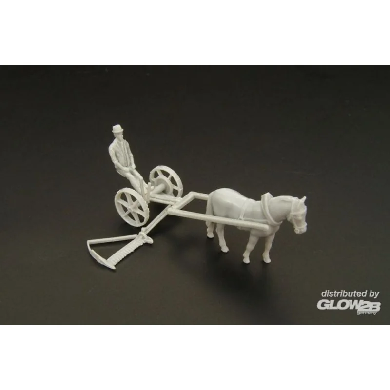 Grass chopper MELICHAR w horse Model kit 