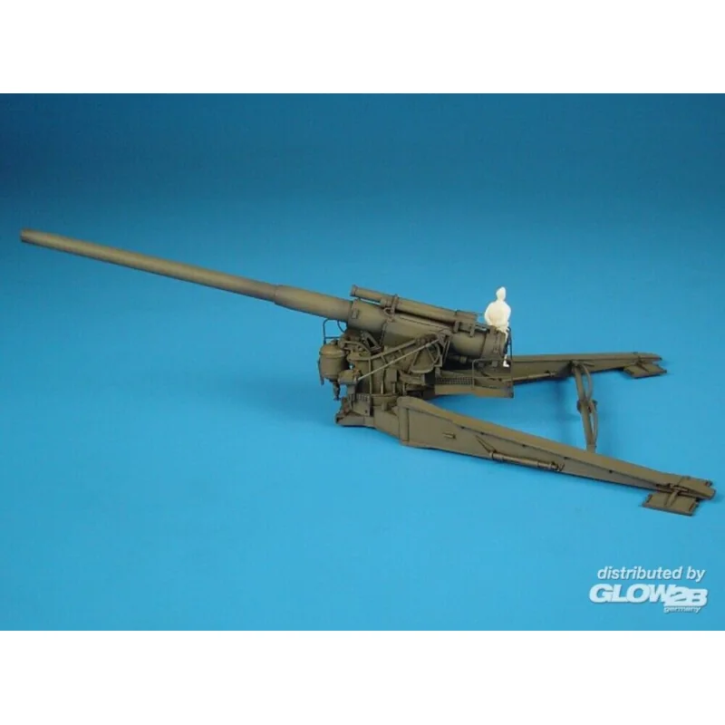 M1 8inch gun IN FIRE POSITION Model kit 