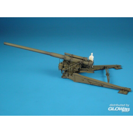 M1 8inch gun IN FIRE POSITION Model kit 