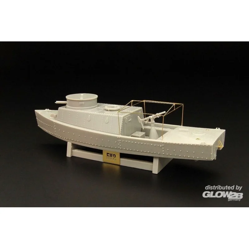 BK-2 river boat Military model kit