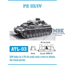 Panzer III (H-J) / IV (E) Einsatz 1940-1941 Tracks 