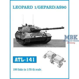 Leopard 1, Gepard, AS-90 tracks 