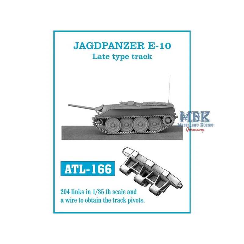 Jagdpanzer E-10 late type tracks 