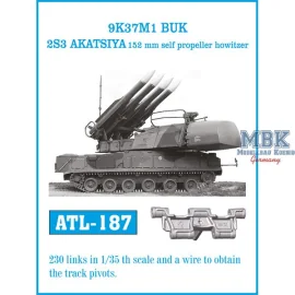 9K37M1 BUK 2S3 AKATSIYA 152 mm SPH tracks 