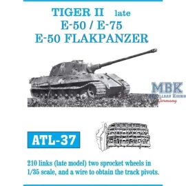 Tiger II (late)/E-50/E-75/E-50 Flakpanzer tracks 