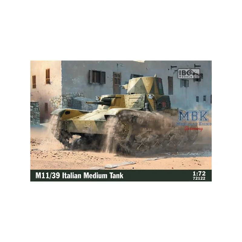 M11/39 Italian Tank Model kit 