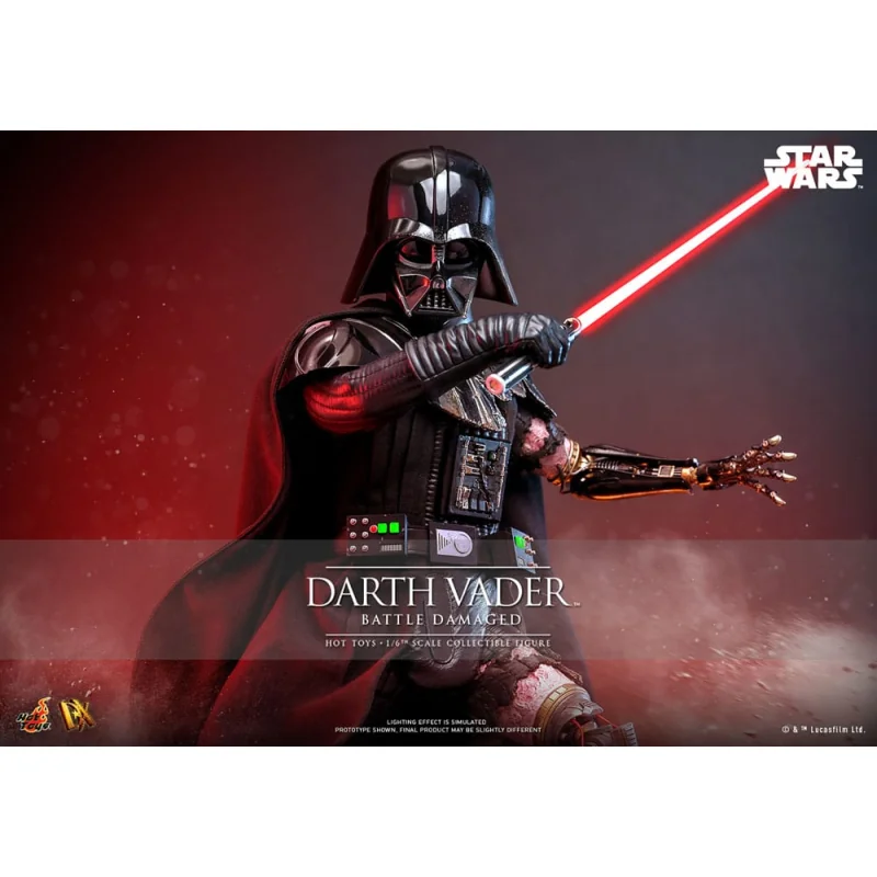 Star Wars - Figure 1/6 Darth Vader (Battle Damaged) 35 cm Figure