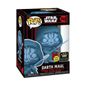 SW Pop Star Wars Darkside Darth Maul Holo Glow Pop figure 