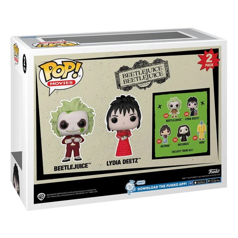 Beetlejuice 2 pack 2 POP! Animation Vinyl figures Beetlejuice & Lydia Deetz 9 cm Funko