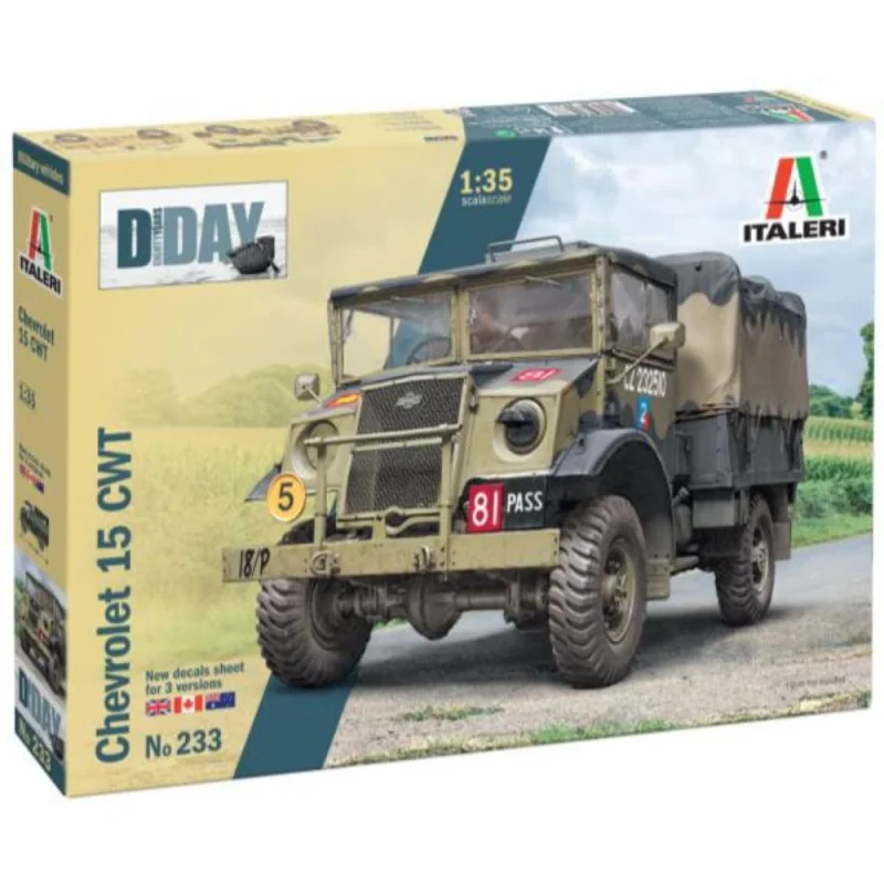 ITALERI: 1/35; Chevrolet 15 CWT Model kit 