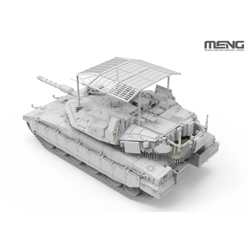 MENG MODEL: 1/35; Israel Main Battle Tank Merkava Mk.4M w/Roof-Mounted Slat Armor Military model kit