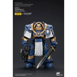 Warhammer The Horus Heresy figure 1/18 Ultramarines Cataphractii Terminator Squad Sergeant with Power Sword 14 cm Figurine 