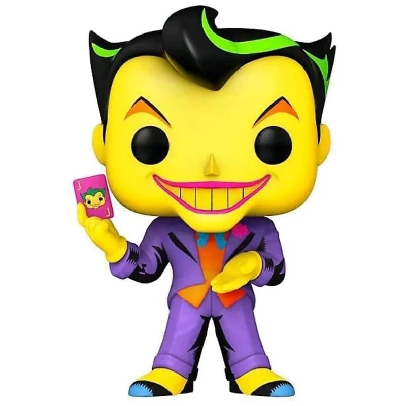 DC Comics POP! Heroes Vinyl Figure Joker (Black Light) 9 cm Pop figure 