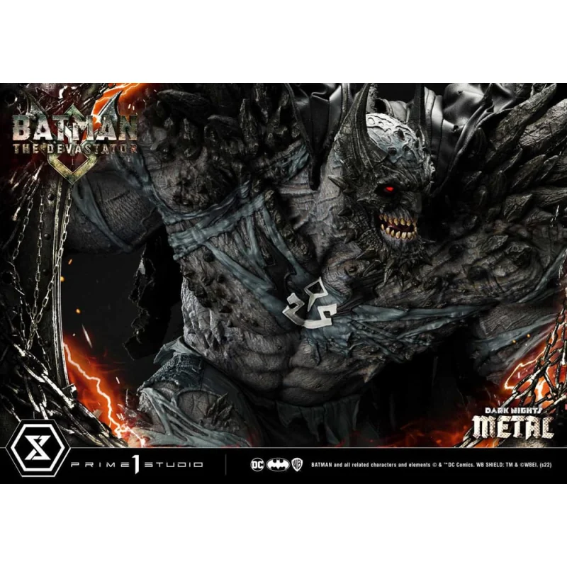 Dark Knights: Metal statuette 1/3 The Devastator Regular Version 98 cm