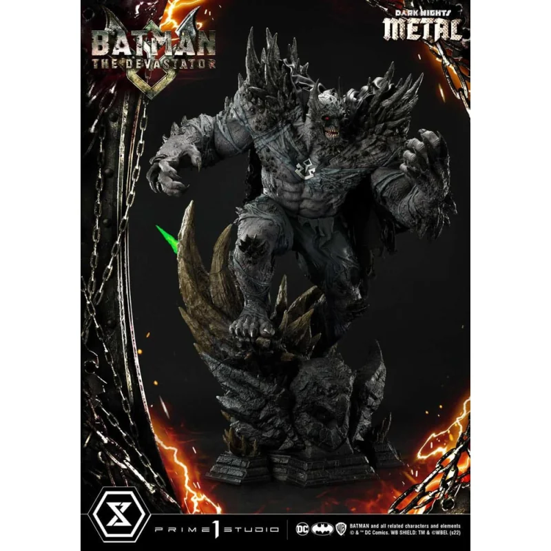 Dark Knights: Metal statuette 1/3 The Devastator Regular Version 98 cm