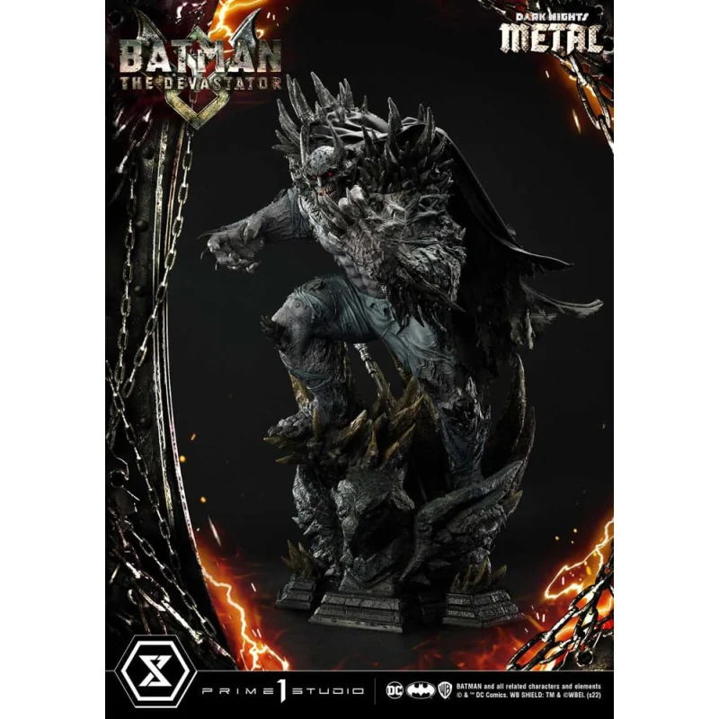 Dark Knights: Metal statuette 1/3 The Devastator Regular Version 98 cm