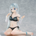 Original Character 1/7 Silver-Haired Girl Sky Blue Morning Special Outfit Ver. by Fuumi Illustration 16 cm Statue 