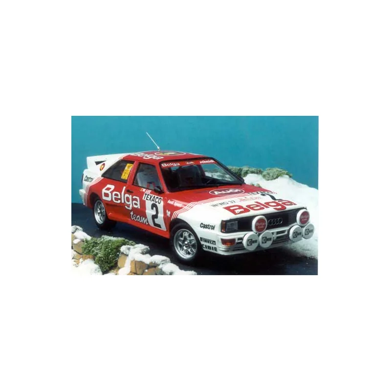 AUDI QUATTRO SPA 1983 DUEZ BELGA BODY RESIN PARTS Die-cast 