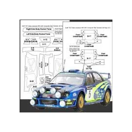 CARBON TEMPLATE SUBARU 2001 