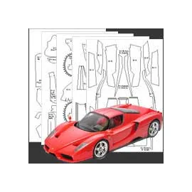 CARBON TEMPLATE FERRARI ENZO 