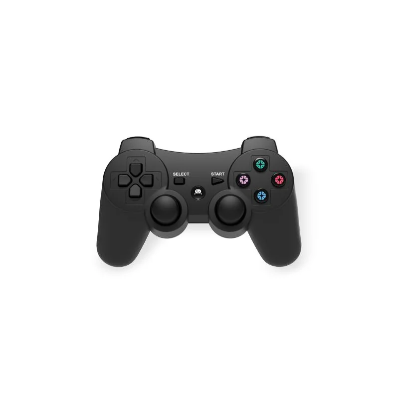 Wireless PS3 Controller + 1M Charging Cable-Black Gamepad 