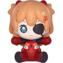 Neon Genesis Evangelion: Rebuild of Evangelion figure Chibi Huggy Good Smile Asuka Shikinami Langley: Eye Patch Ver. 7cm Figurin