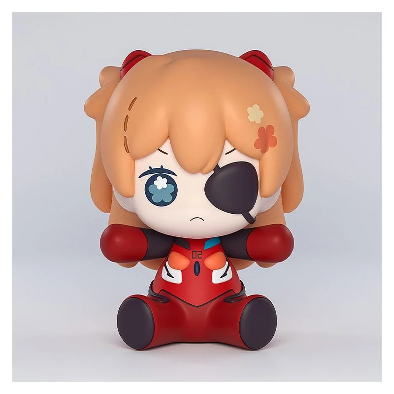 Neon Genesis Evangelion: Rebuild of Evangelion figure Chibi Huggy Good Smile Asuka Shikinami Langley: Eye Patch Ver. 7cm Figure