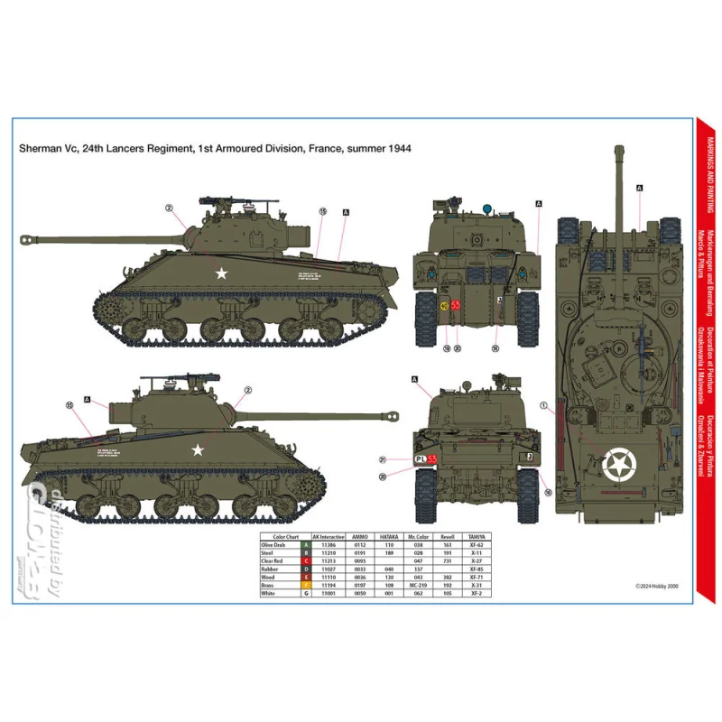 3002053584 Sherman Vc 'Firefly' Polish 1st Armored Division