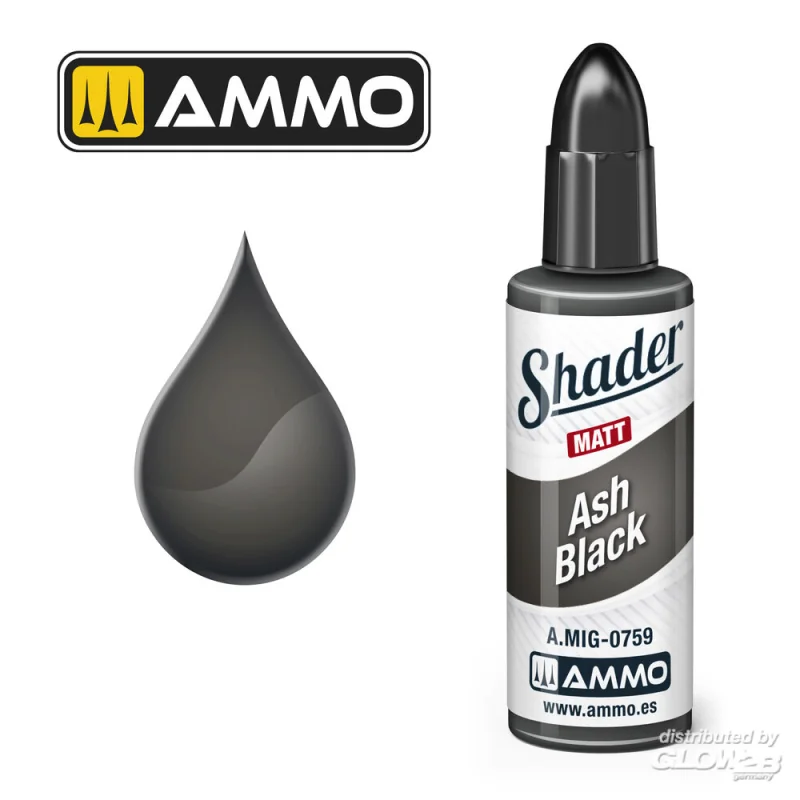 MATT SHADER Ash Black Paint 