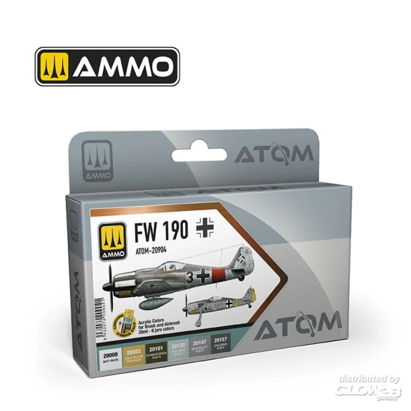 ATOM FW 190 Colors Set Paint 