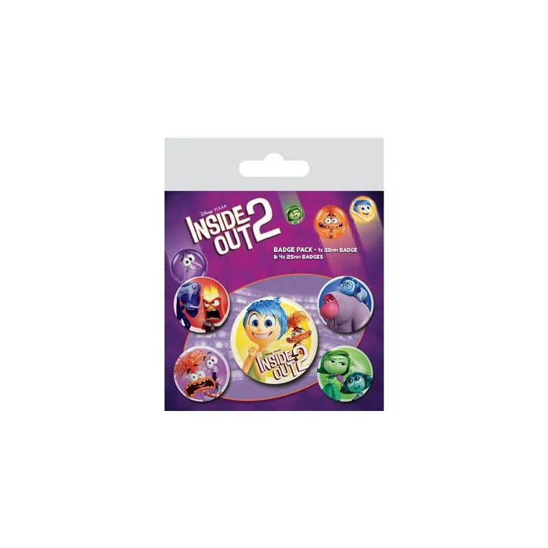 Inside Out 2 - Emotional Duos - Pack 5 Badges 