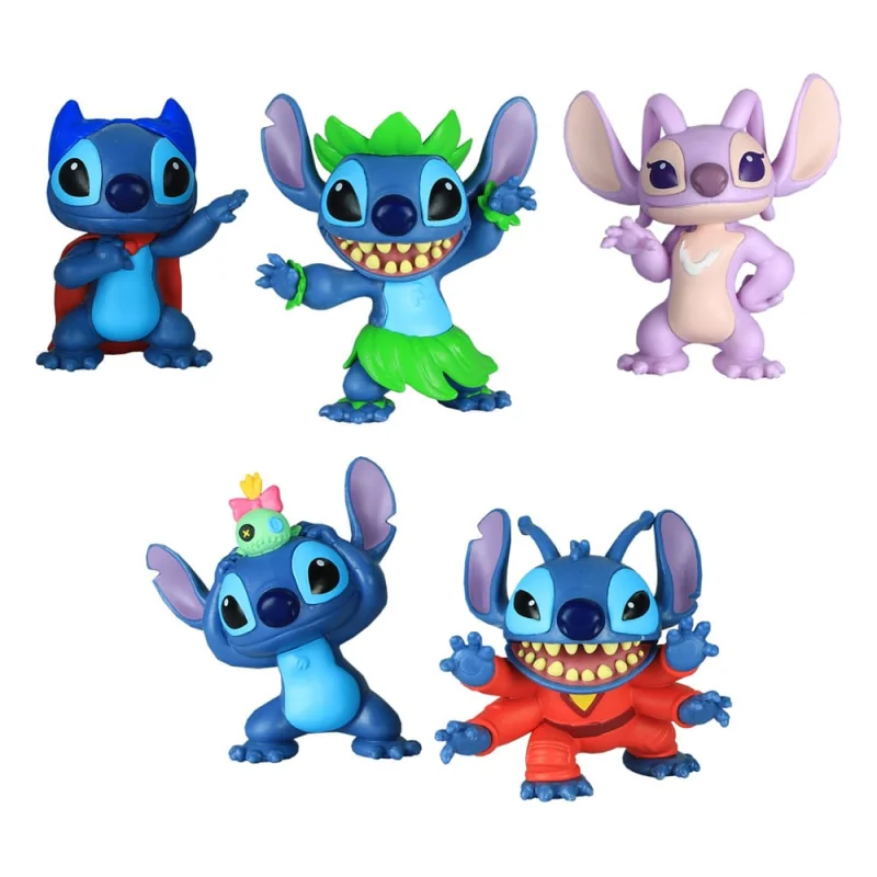 Lilo & Stitch pack 5 figures Stitch Collectible Figure Set 7 cm Figurine 