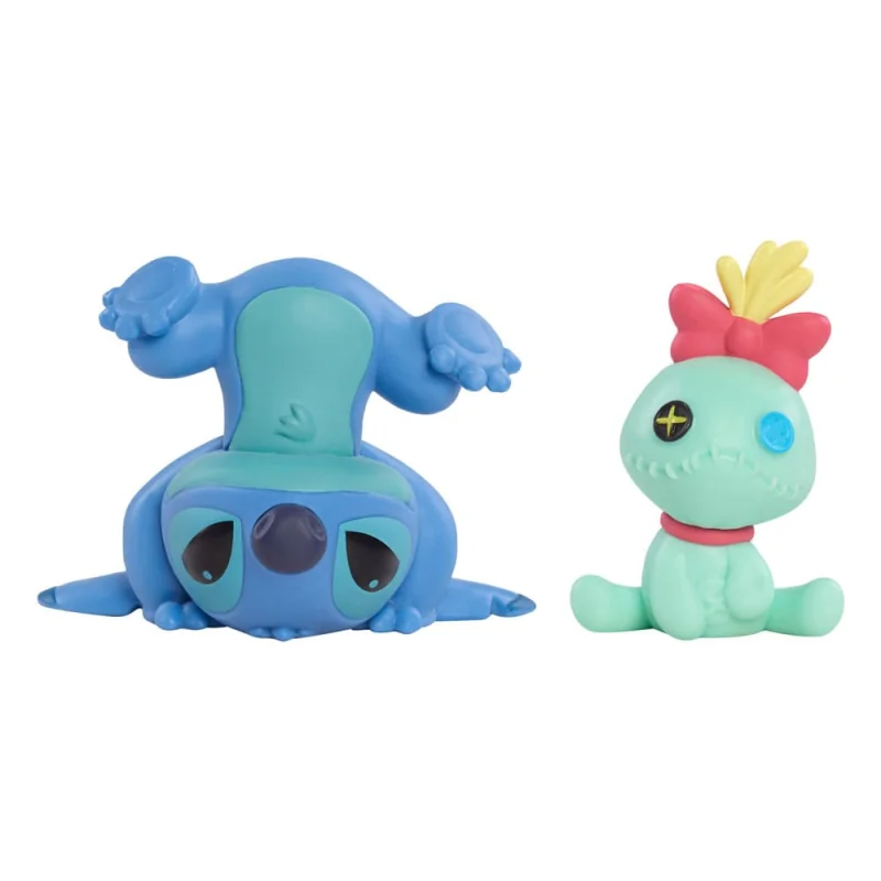 Lilo & Stitch pack 2 figures Scrump & Upside Down Stitch 7 cm Figurine 