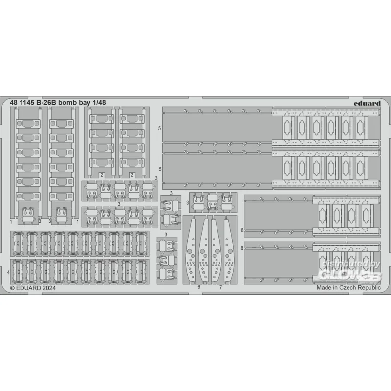 B-26B Marauder PART II ICM Superdetail kit for airplanes