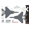 TB48286 McDonnell F-15E Eagle Black Panther Drone Killers