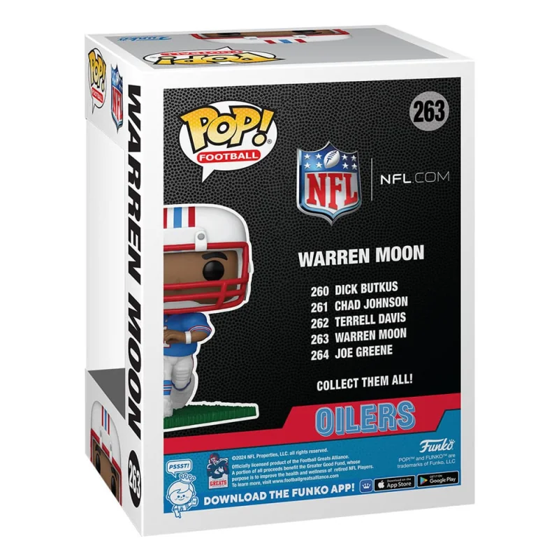 NFL: Legends POP! Sports Vinyl Figure Oilers- Warren Moon 9 cm Funko