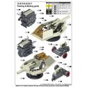 95T00948 Plastic model of Pz.Kpfw.VI Sd.Kfz. 182 Tiger II (Porsche Early prod) 1:16