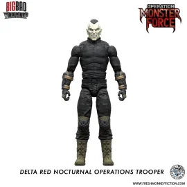 Operation: Monster Force action figure 1/12 Delta Red Nocturnal Operations Trooper 15 cm Figurine 