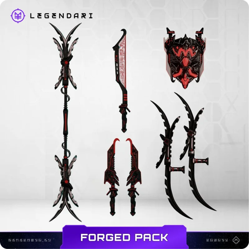 Legendari accessories Forged Weapons Pack Figurine 