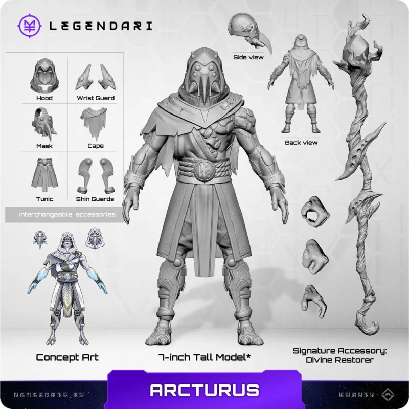 MT-LGND-AR01 Legendari figurine 1/10 Arcturus 18 cm