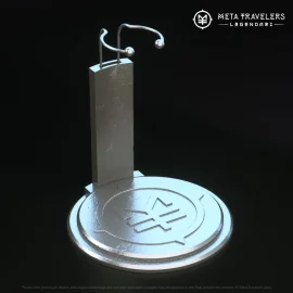 Legendari Figure Base with MetaTravelers Logo Figurine 