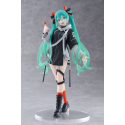 Hatsune Miku Wonderland PVC Statuette Fashion Punk Ver. 18cm Figurine 